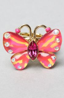 Betsey Johnson The Hawaiian Luau Butterfly Ring