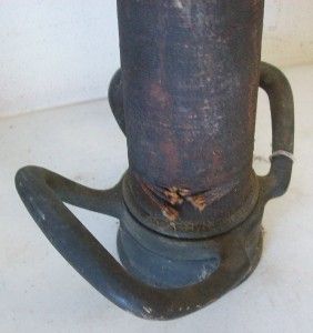 antique brass fireman eureka fire hose mfg nozzle