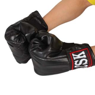  CSK Boxing Muay Thai MMA Punch Bag Training Mitts Gloves GX9115 Black