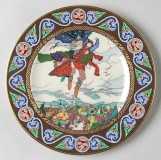  china pattern russian fairy tales plate piece koshchey carries off