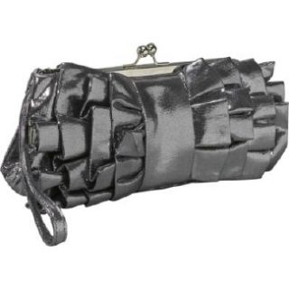 Handbags J Furmani Metallic Clutch Metallic Pewter 