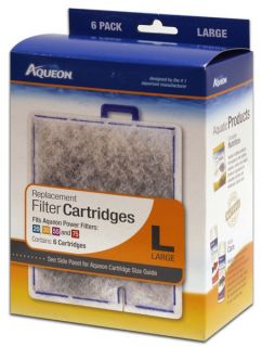  pack aqueon replacement filter cartridges large 6 pack are ready to