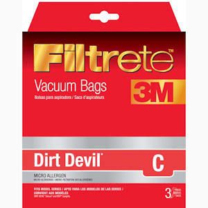 Filtrete Dirt Devil 65701 Type D Microallergen 15 Vacuum Cleaner Bags