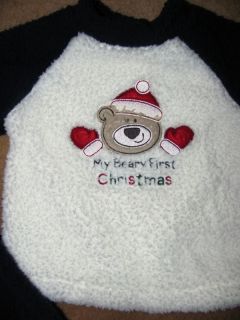 First Moments outfit My Beary First Christmas Very Bear Footed