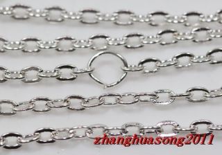 20pcs Silver Metal Endless Chain Finding 62cm
