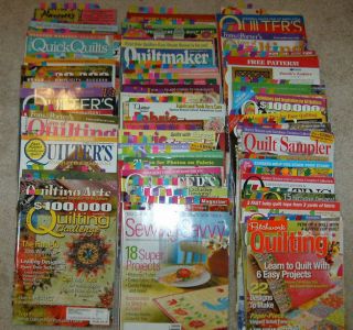   magazines McCalls Quilter Quilters world Quiltmaker Fons Porter