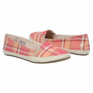 Womens Reef Summer Pink Plaid Canvas 