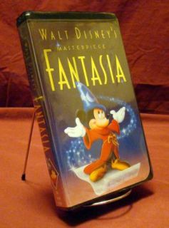 Walt Disneys Masterpiece ~ FANTASIA (VHS) Black Clamshell Case (VHSAH