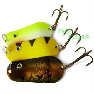  Random Spinners Super Fishing Lure New Pike Salmon Bass DT 6