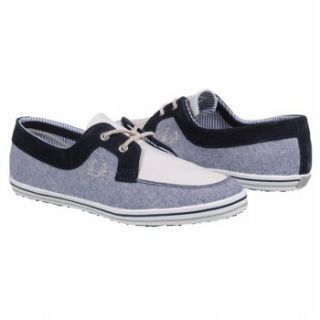 Mens Fred Perry Drury Chambray Blue/Drizzle/Cement 