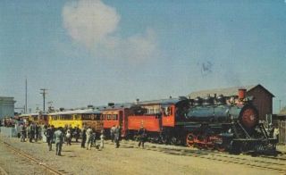 Fort Bragg CA Skunk Super Skunk Railroad Postcard