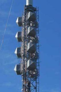 10 Bay High Power FM Broadcast Broadband Antenna w Radomes