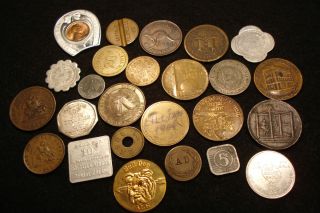  Junk Drawer Lot Coins Tokens Medals and More 2