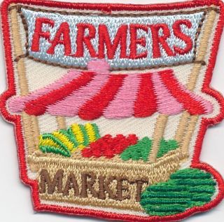 Girl Boy Cub Farmers Market Stand Patches Crests Badges Scouts Guide