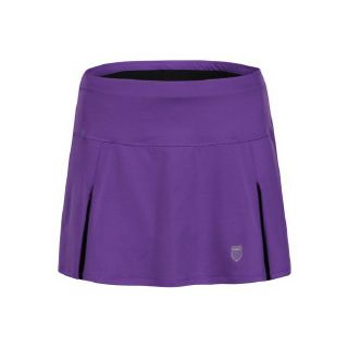 Accessories K Swiss Womens Front Pleat Skirt Purple/Black 