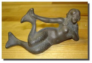  Beauty Bronze Metal Figure Figurine Aquarium Fish Bowl Ornament