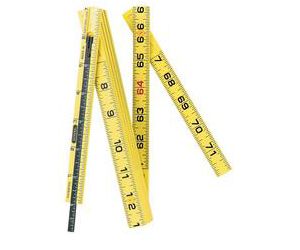 Folding Fold Up Carpenter Ruler Rule Tool Tape Measure