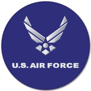 US Air Force USAF Car Bumper Sticker Decal 5 x 5
