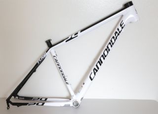 Cannondale Flash Carbon 29er Frame Large White Black Great Condition