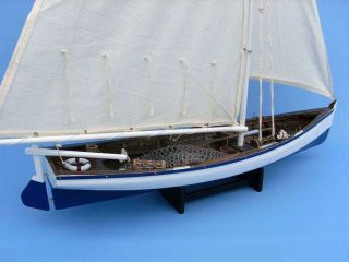 771 model fishing boat yacht 28inblue6