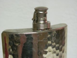 Flask   West Germany Tin Lined 10 ounce Flask with Security Cap