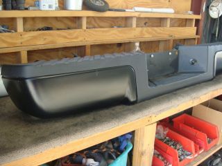 Ford F250 350 Painted Matte Black Rear Bumper 08 12