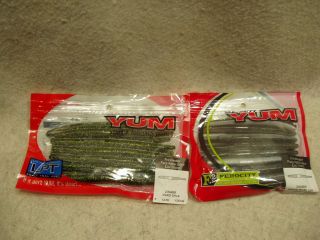 Yum Soft Plastic Bait Lure Tackle Bass Walleye Fishing 5 and 4