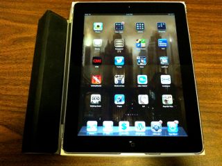 MINT   Apple iPad 3rd Generation 32GB, Wi Fi   Black + cover & shell
