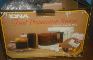 IONA Food Processor Preparation System R102D 4 in 1 MIXER BLENDER MILL