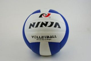 info new fivb official size blue white pu volleyball ball