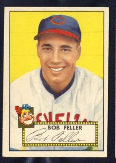 1952 Topps Bob Feller 88 VG Red Back