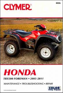 Honda TRX500 Foreman Repair Shop Manual 2005 2006 2007 2008 2009 2010