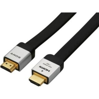 Sony Flat High Speed HDMI Cable w Ethernet 6 Ft