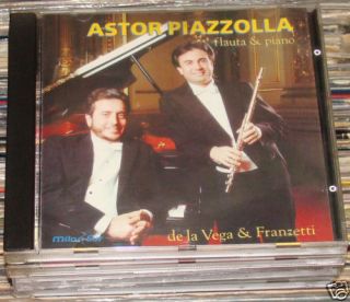 De La Vega Franzetti Flauta Piano Piazzolla Tango CD