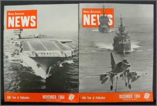  Aviation News November December 1964 USS Forrestal A4 Skyhawk