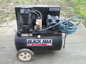 Black Max by Sanborn Air Compressor 3HP 25g Tank 120 V