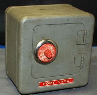 Fort Knox Bank Safe with Combination Lock Vintage