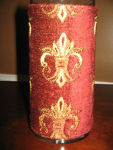 Fleur de Lis Candle Holder Tuscan French Country Old World Home Decor