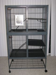 Chinchilla Ferret Nation Cage 182 Two Tier Metal Cage