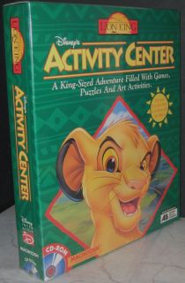 The Lion King Disneys Activity Center by Disney CD ROM for Windows or
