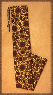 Littleleaf Native American Flute Cases Sunflowers Up to A 33 5 inch