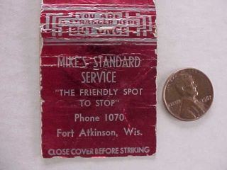1950s Era Fort Atkinson Wisconsin Standard Oil Gas service station