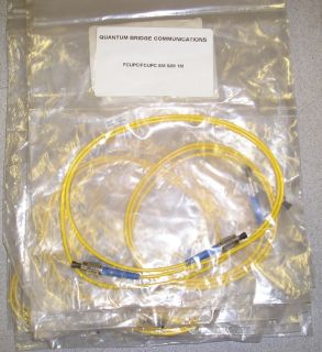  New Quantum Bridge FC UPC FC UPC 1M SM Simplex Fiber Optic Patch Cable