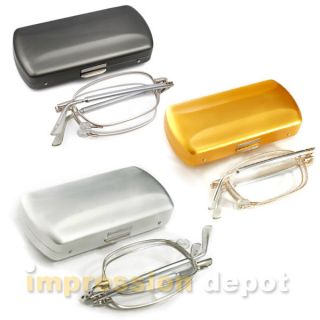 Lightweight Folding Reading Eyeglasses Matching Case