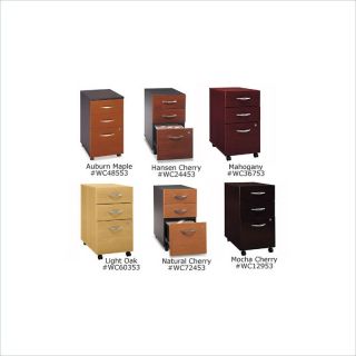  Series C 3 Drawer Vertical Wood File Hansen Cherry Filing Cabinet