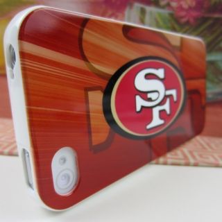   iPhone 4 4S 4G San Francisco 49ers Rubber Silicone Skin Case Cover R