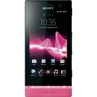 Sony Xperia U 4GB Black Pink Unlocked Smartphone ST25A