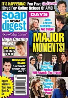 Days of Our Lives Deidre Hall Vincent Irizarry January 21 2013 Soap