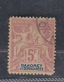 dahomey 16 used fournier forgery aac1711