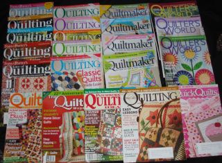 Big Lot Quilt Magazines Fons Porter Quiltmaking Quilters World Many